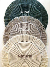 Cargar imagen en el visor de la galería, Sets Bases de Plato tejido Macramé 4, 6, 8, 12 pz
